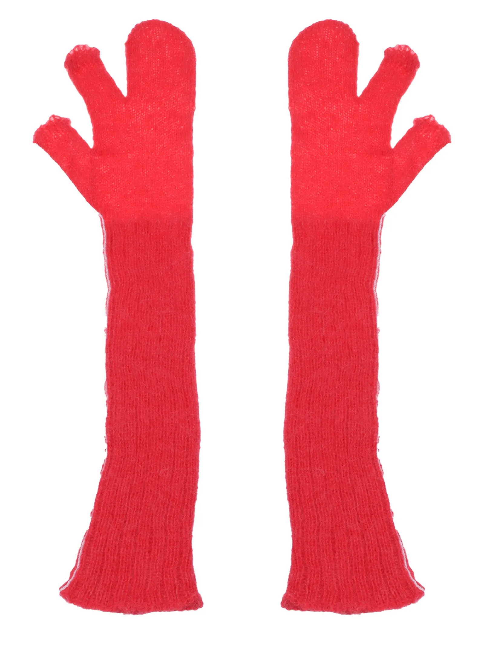 MM6 Maison Margiela Knit Gloves - High-quality and stylish gloves for women | Shop now at MM6 Maison Margiela