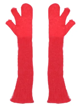 MM6 Maison Margiela Knit Gloves - High-quality and stylish gloves for women | Shop now at MM6 Maison Margiela