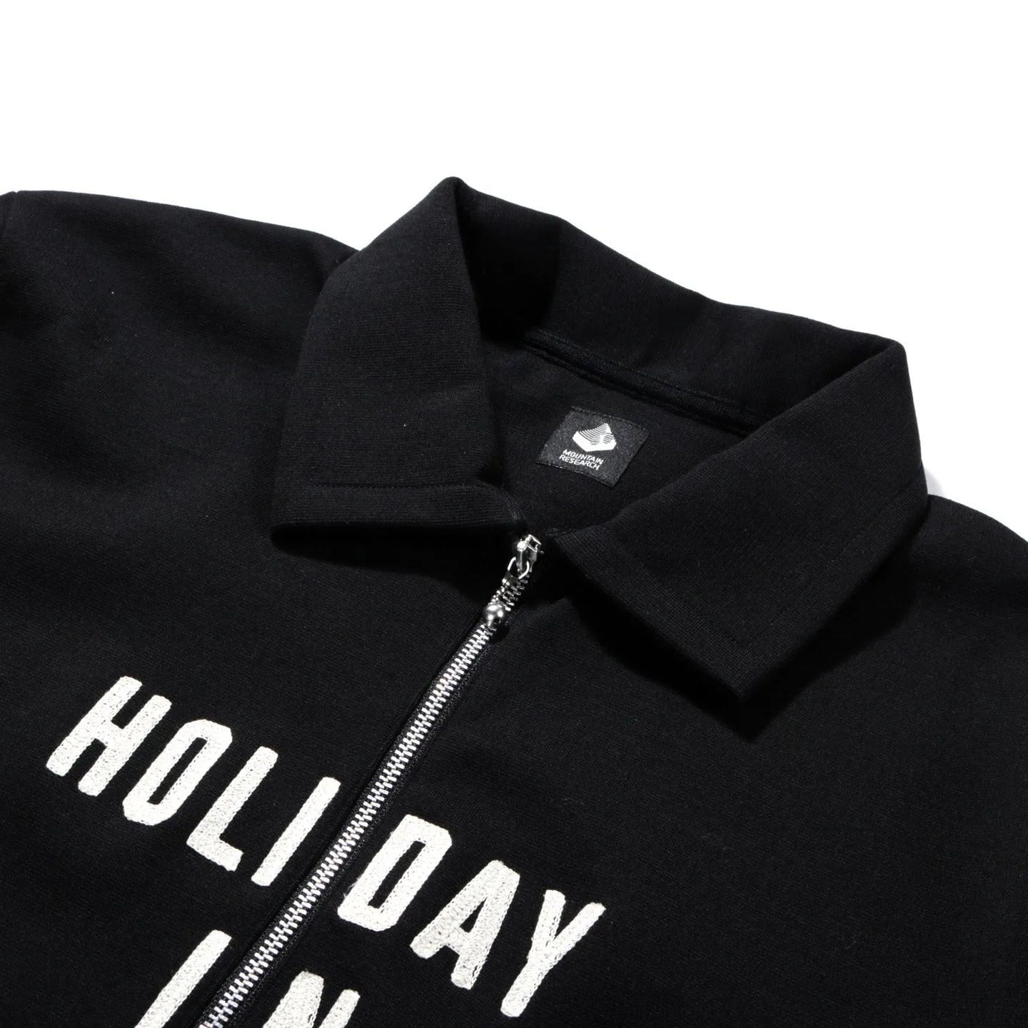 Mountain Research Black Wool Polo Shirt