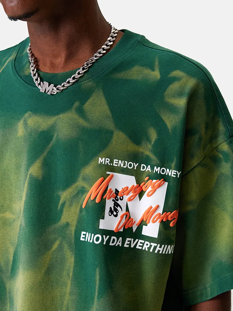 MR. ENJOY DA MONEY  |Crew Neck Camouflage Unisex Sweat Street Style Tie-dye