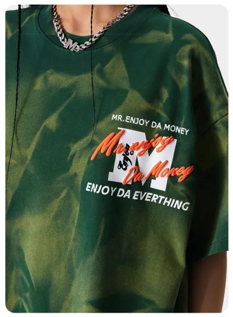 MR. ENJOY DA MONEY  |Crew Neck Camouflage Unisex Sweat Street Style Tie-dye