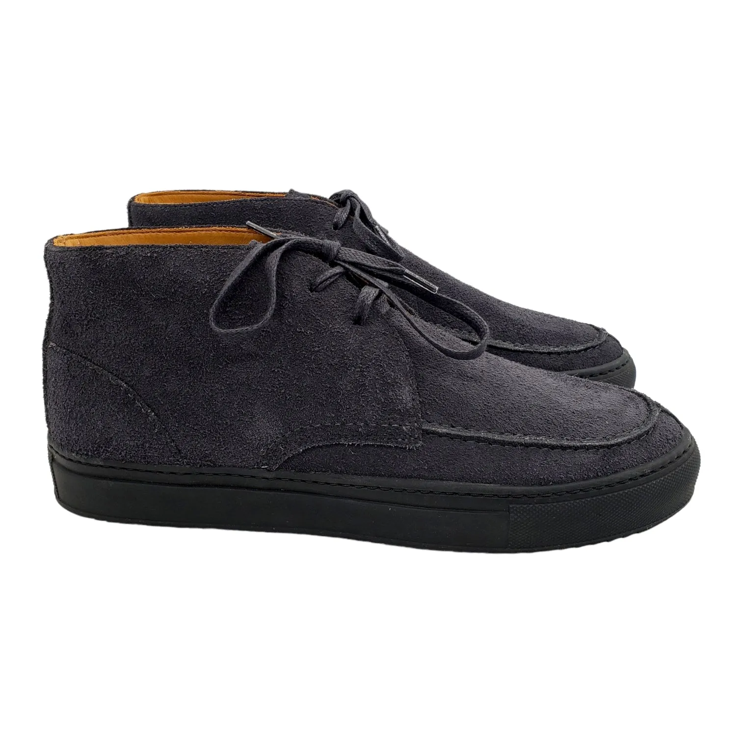 Mr P. Blue Suede Chukka Boots