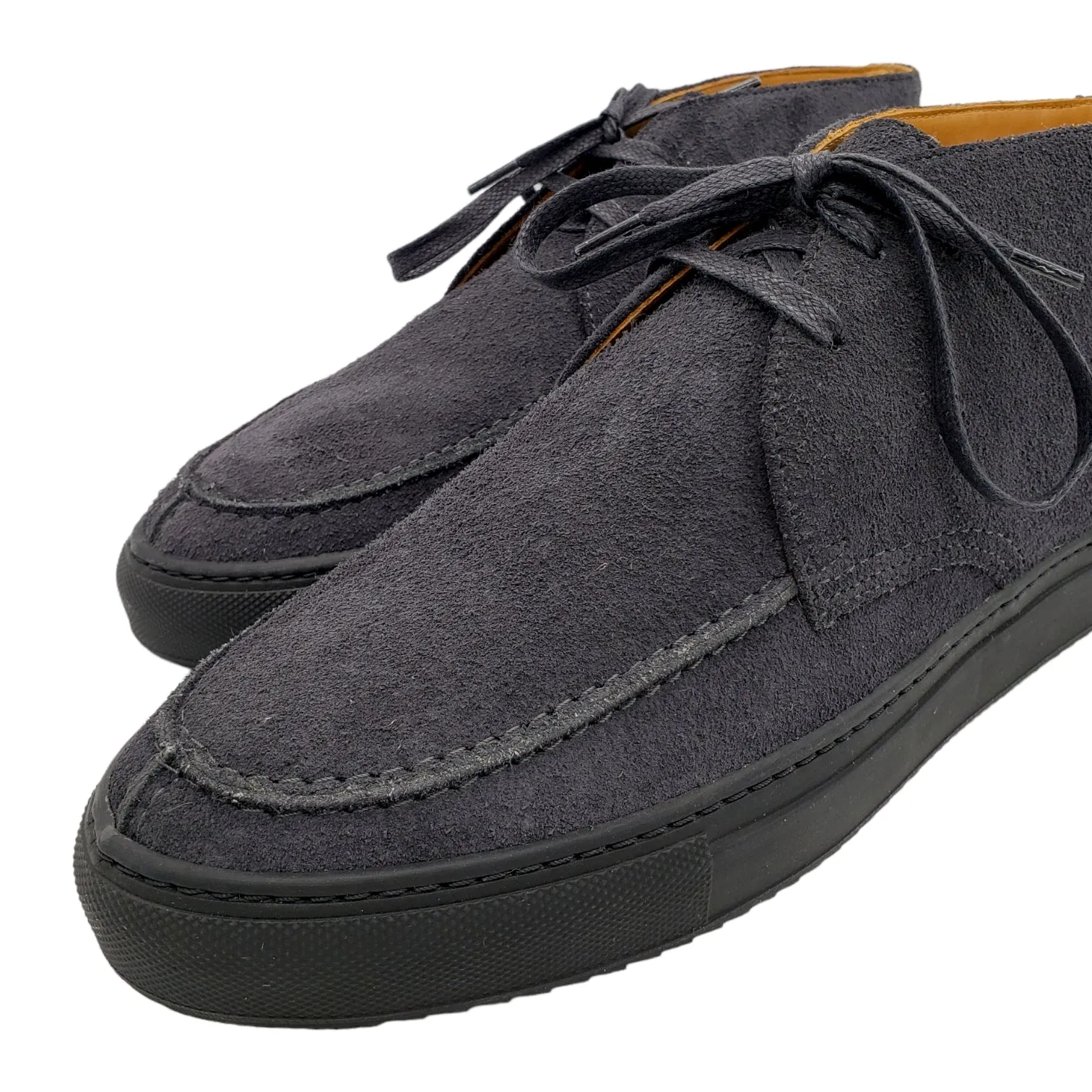 Mr P. Blue Suede Chukka Boots