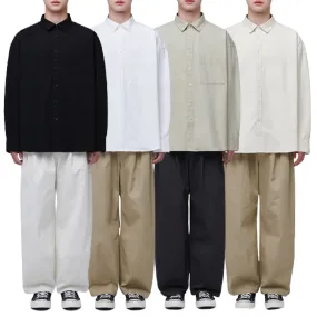 MUSINSA STANDARD  |Street Style Plain Oversized Shirts