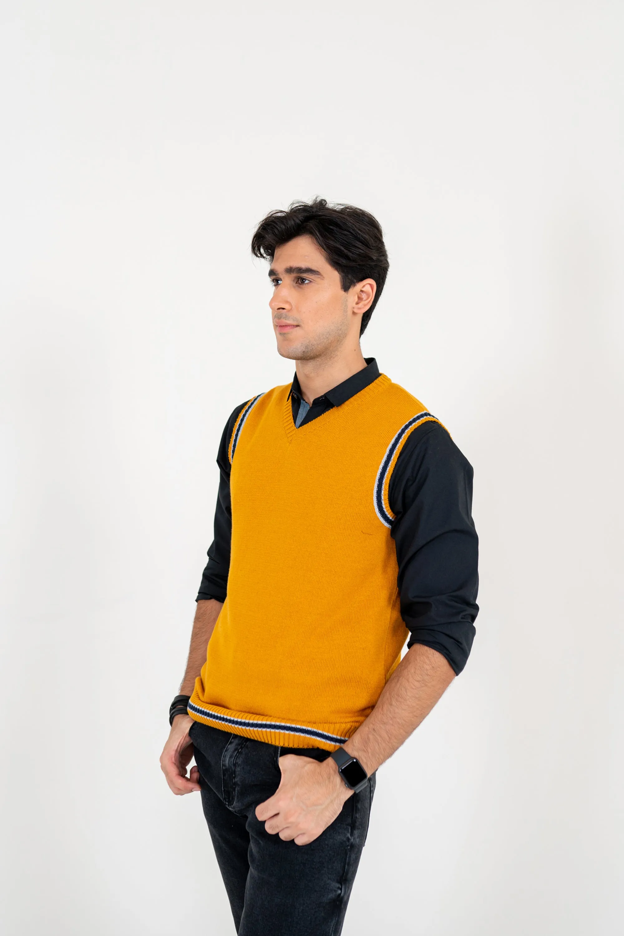 Mustard Sweater Vest