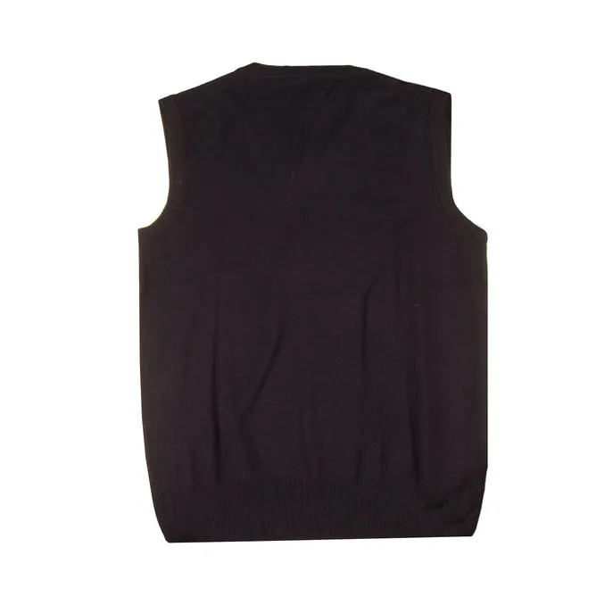 Navy Blue Wool Kids Gilet