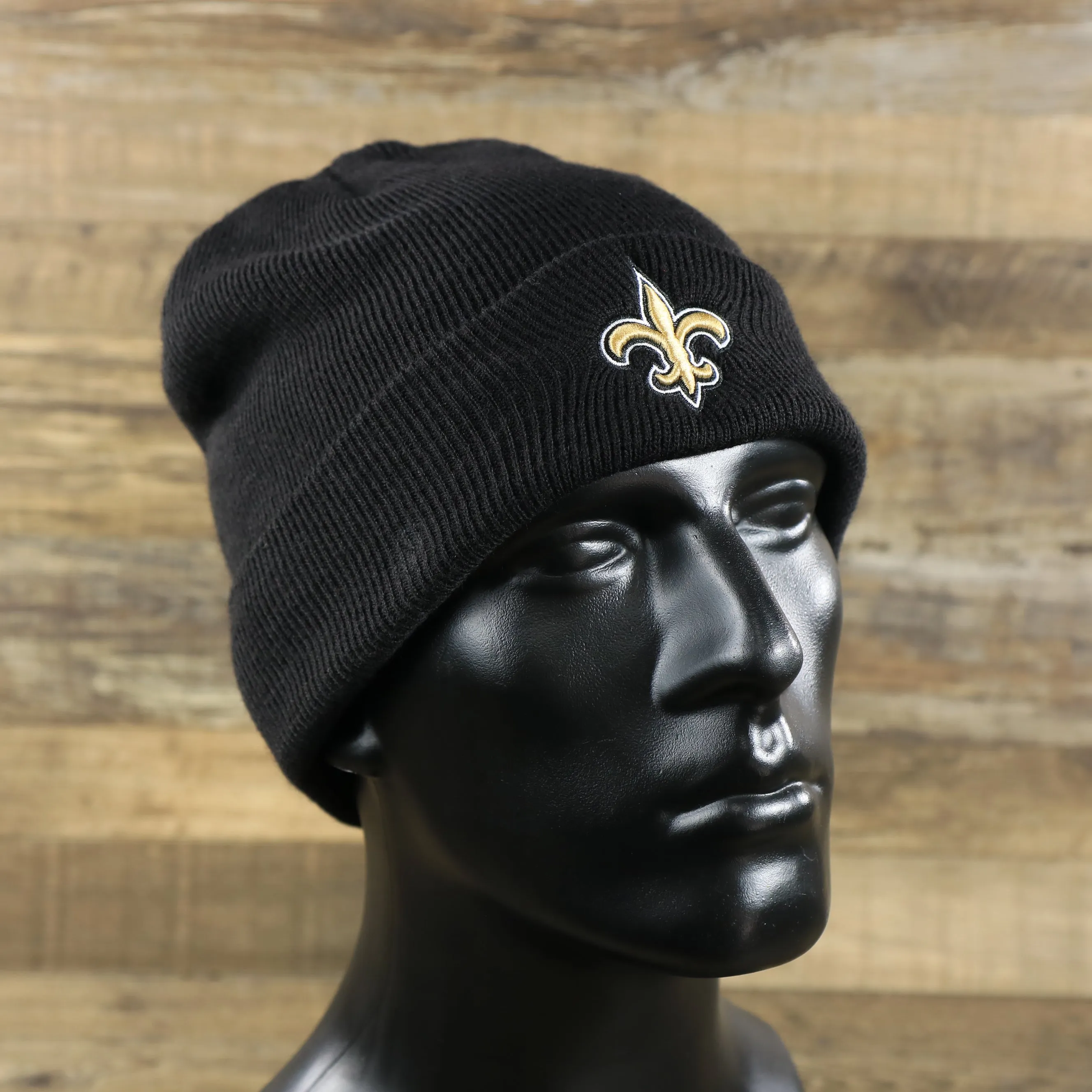 New Orleans Saints Winter Beanie | Black Cuffed Beanie