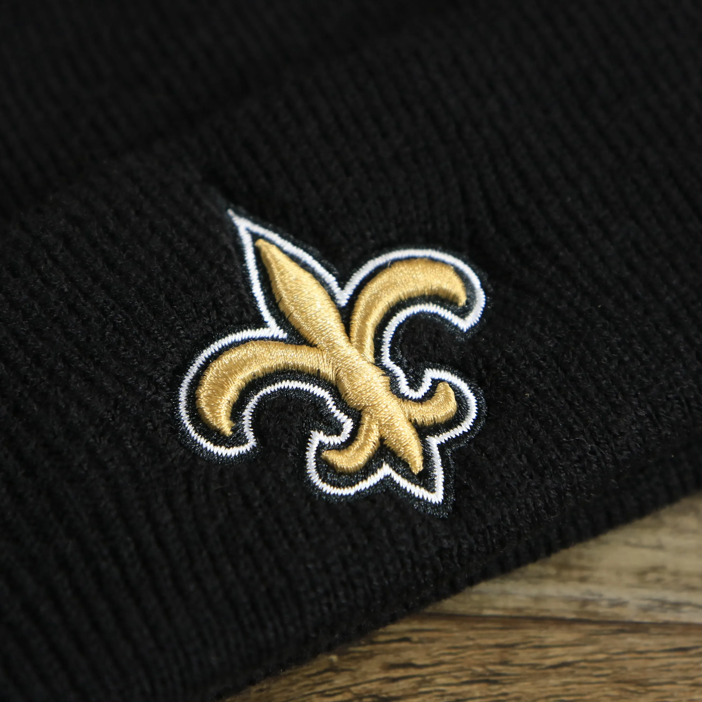 New Orleans Saints Winter Beanie | Black Cuffed Beanie