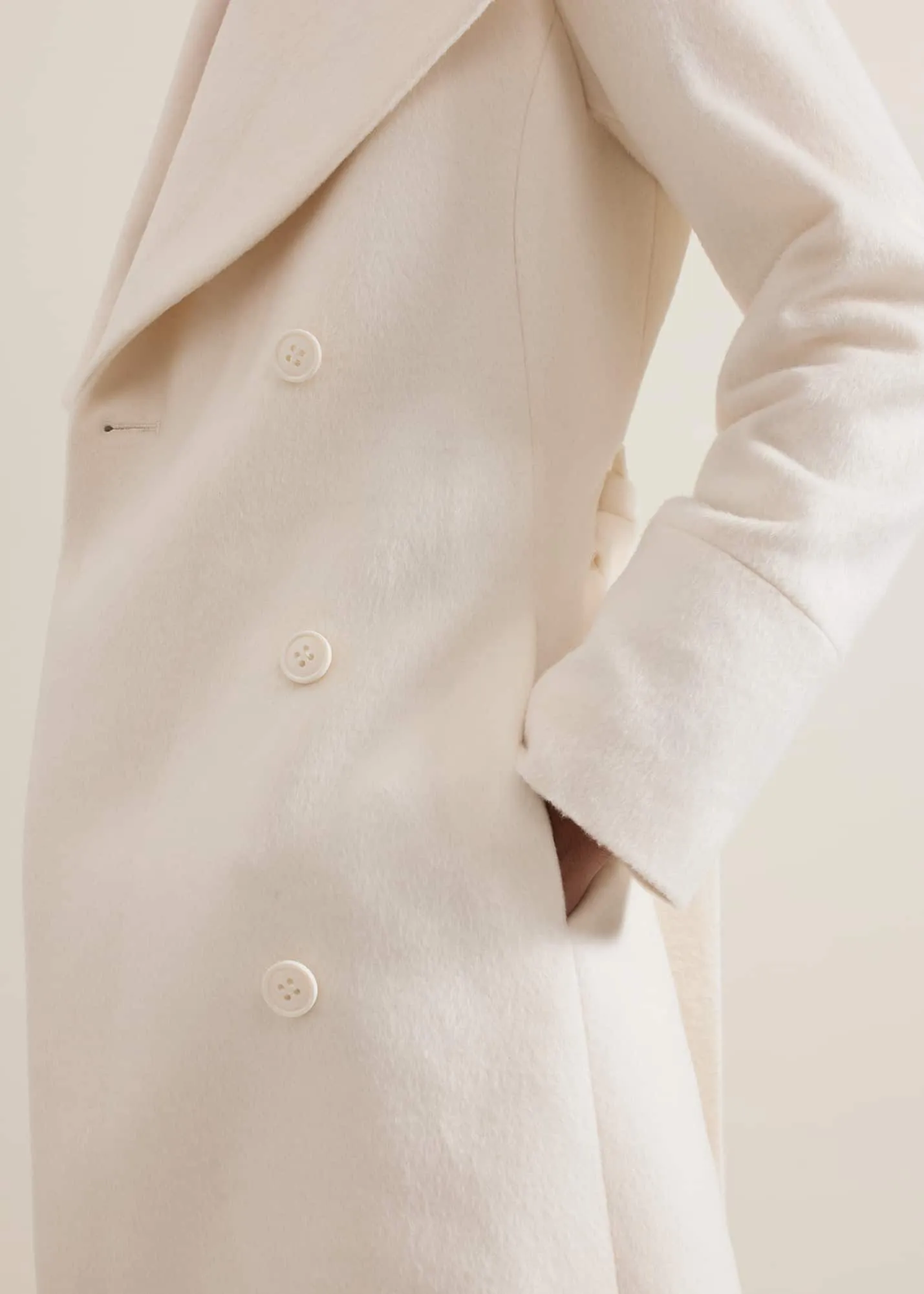 Nicci Belted Wool Coat