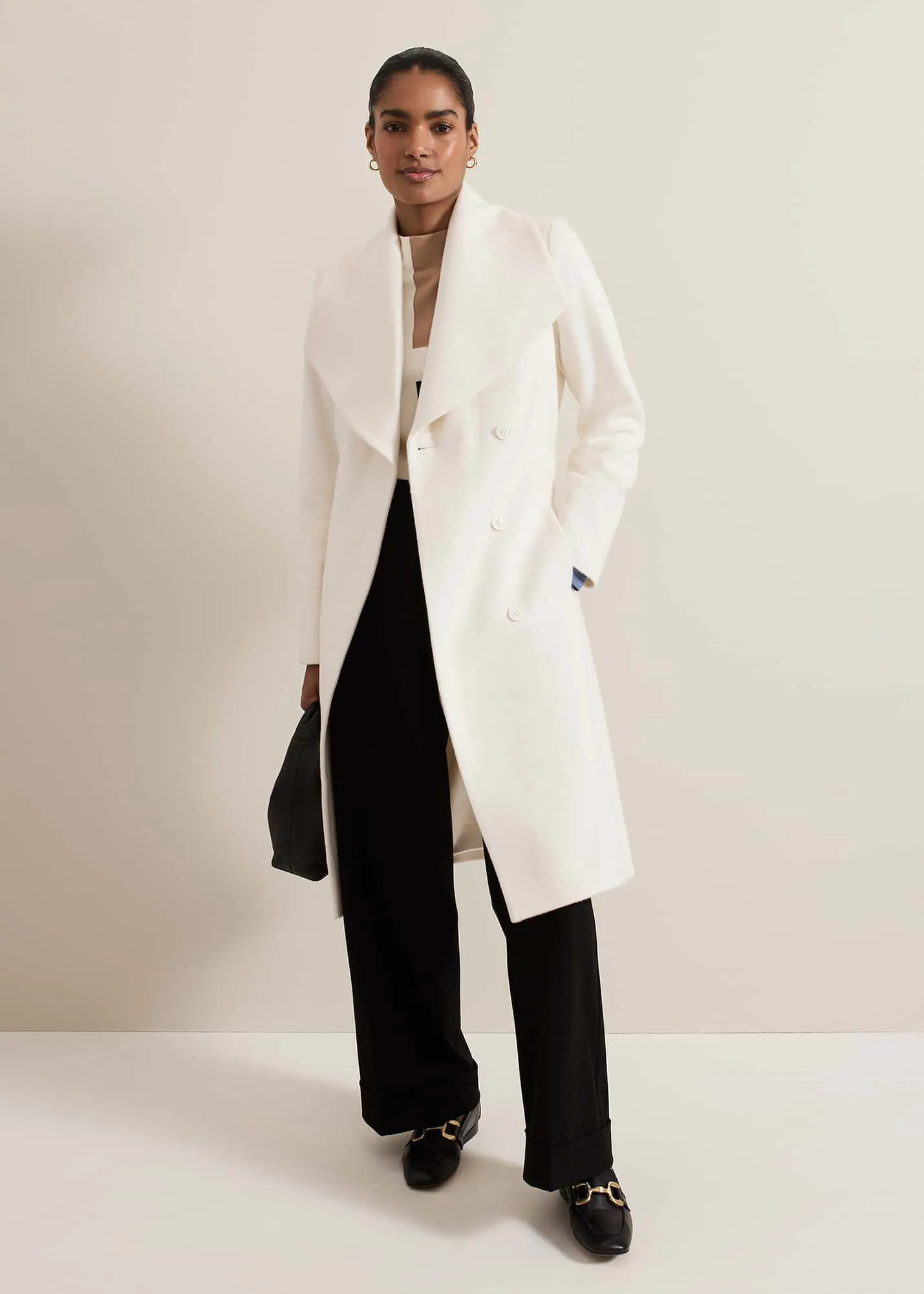 Nicci Belted Wool Coat