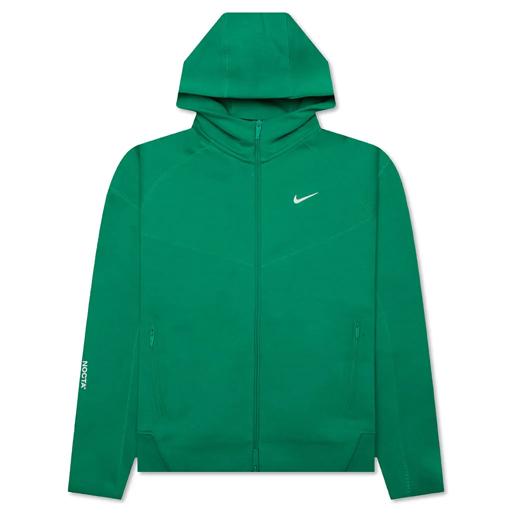 Nike NOCTA Tech Fleece Hoodie - Stadium Green/Sail.