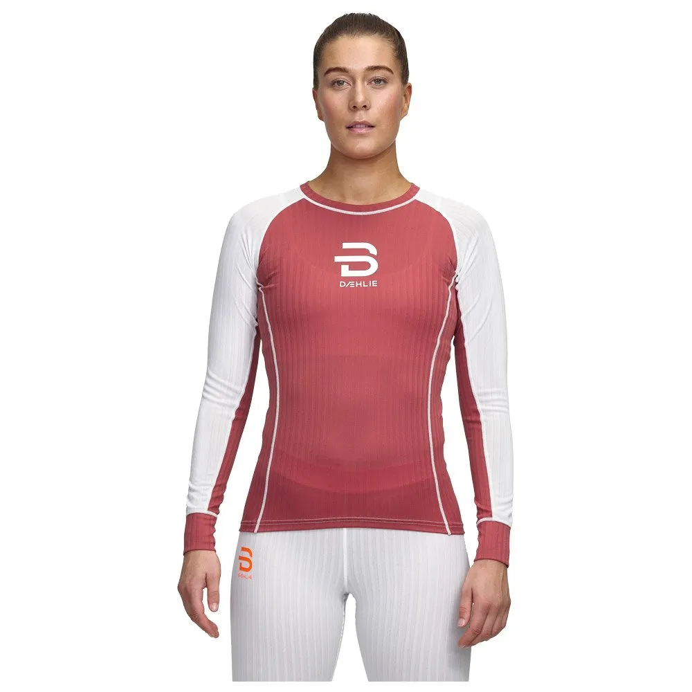 Nordic thermal underwear Bjorn Daehlie ---Endurance Tech Long Sleeve Wmn Dusty Red