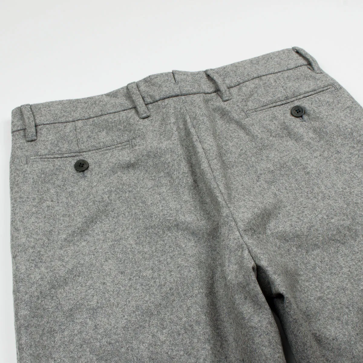 Norse Projects Slim Light Wool Trousers Light Grey Melange