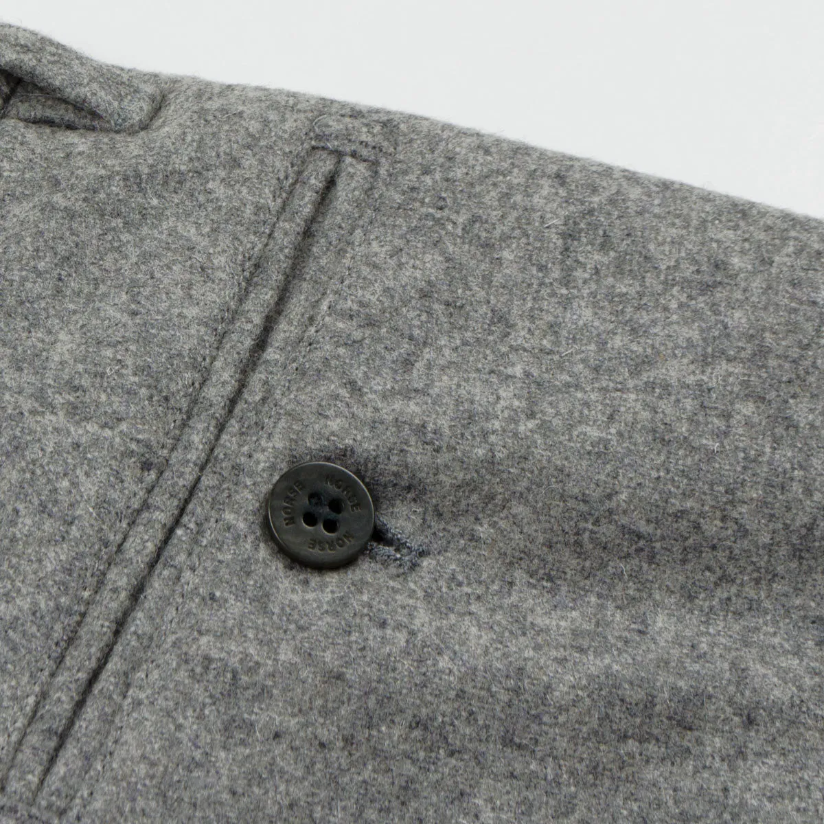 Norse Projects Slim Light Wool Trousers Light Grey Melange