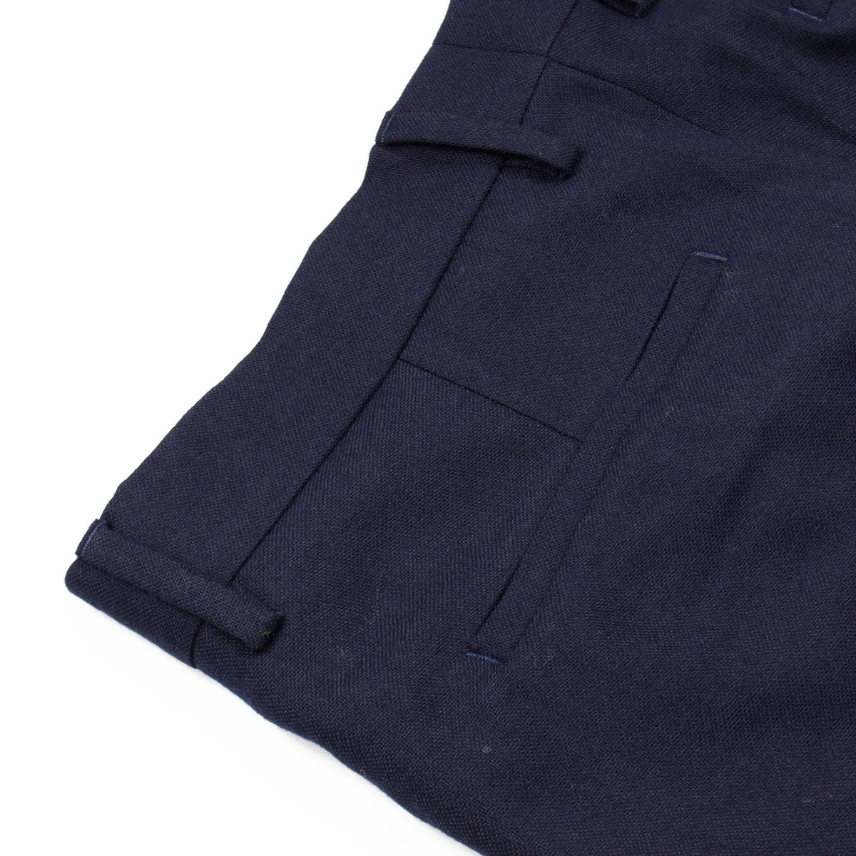 Norse Projects Wool Trousers Navy