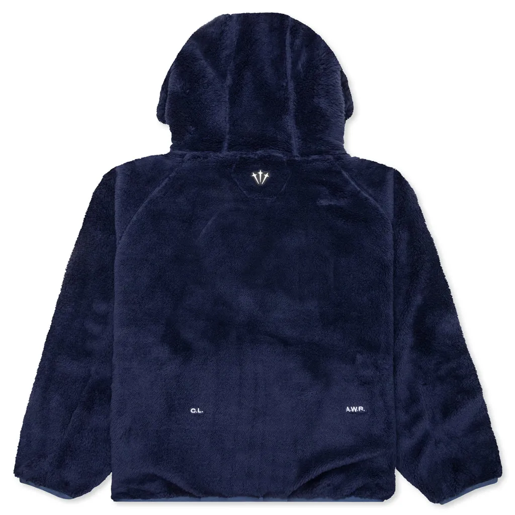 NRG Nocta Fleece Hoodie Women's - Midnight Navy/Wolf Grey