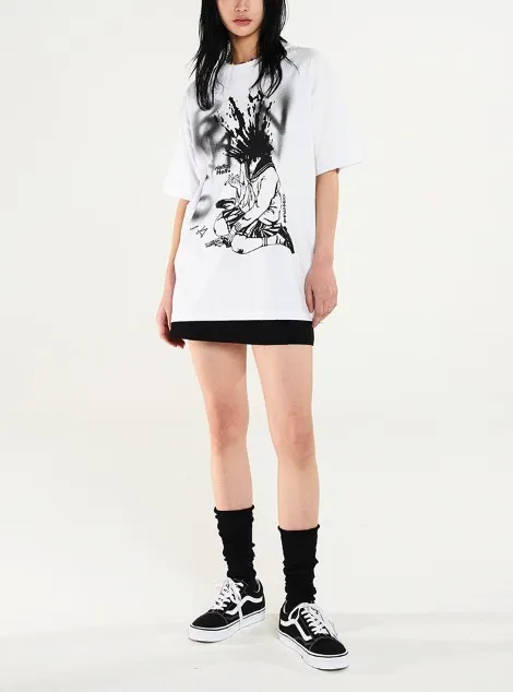 Odd Studio  |Unisex U-Neck Cotton Oversized T-Shirts