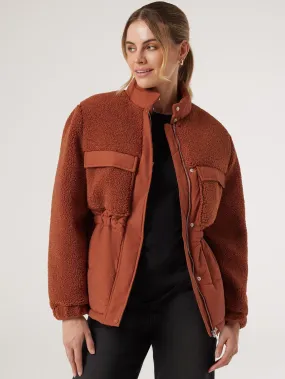 Paige Teddy Puffer Jacket