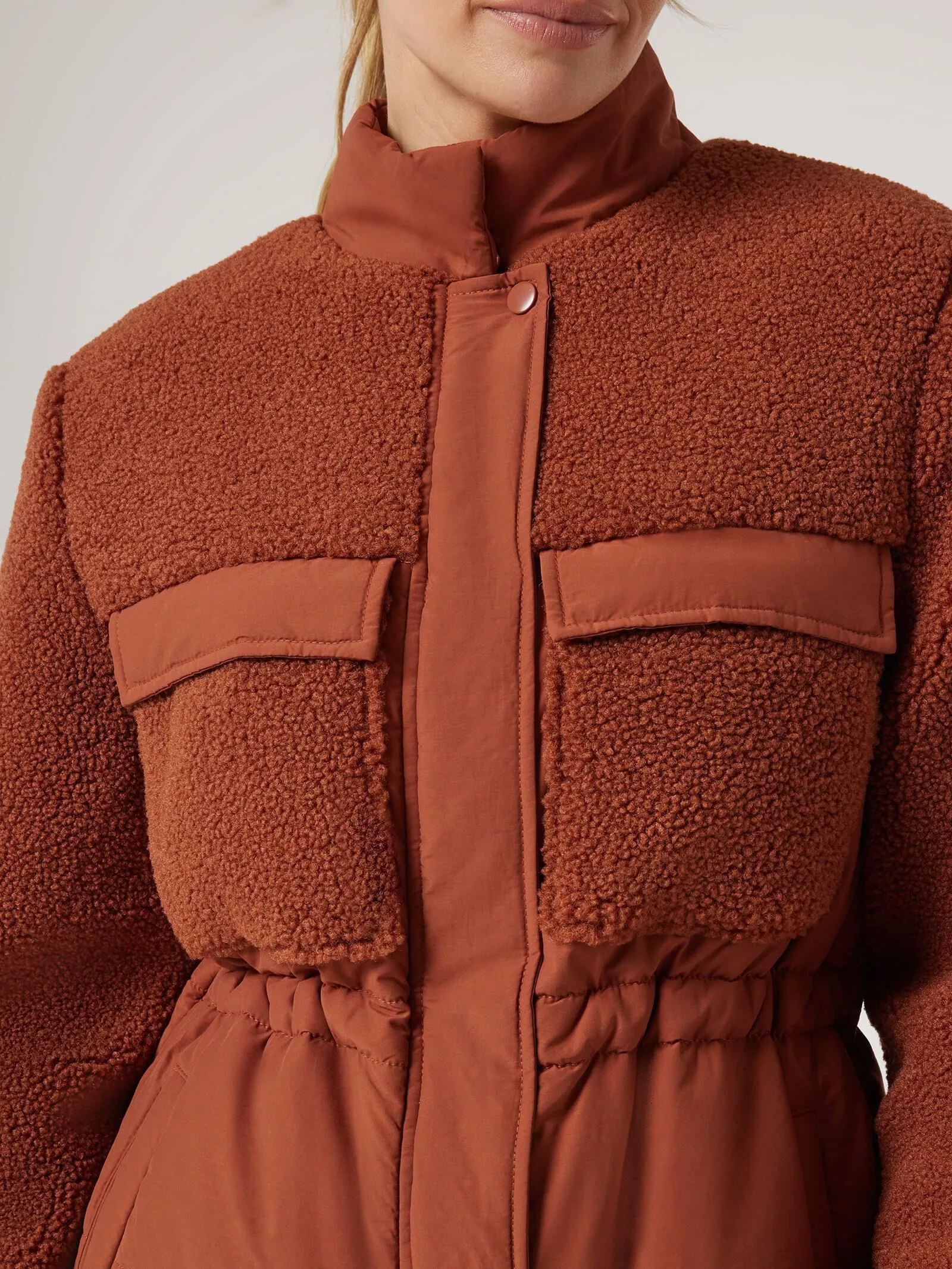 Paige Teddy Puffer Jacket