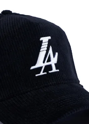 PARADISE LA Black Corduroy Hat (Reference)