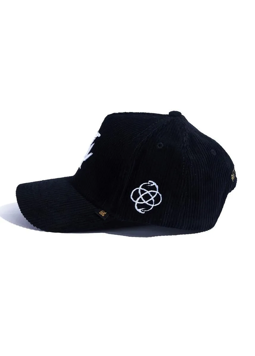 PARADISE LA Black Corduroy Hat (Reference)