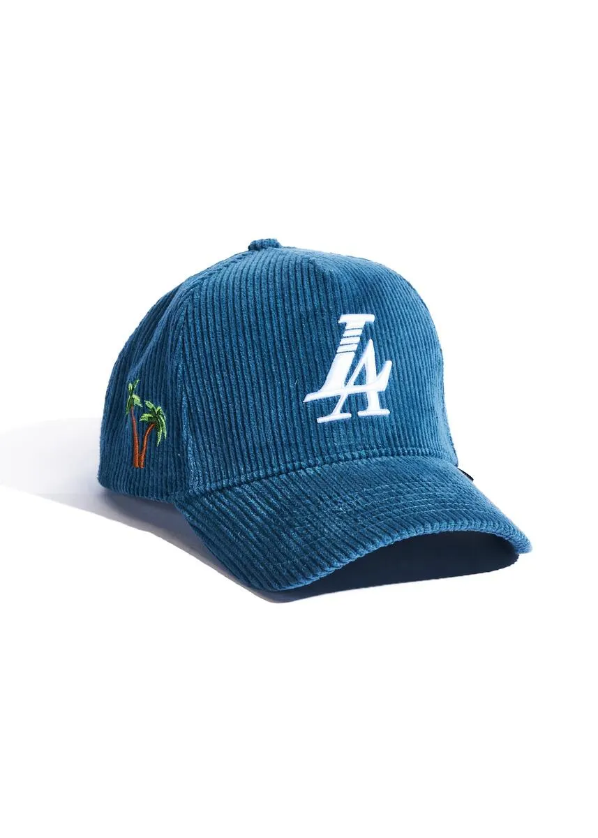 PARADISE LA Blue Corduroy Hat - Reference