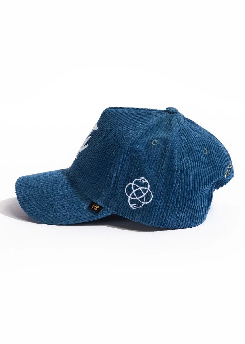 PARADISE LA Blue Corduroy Hat - Reference