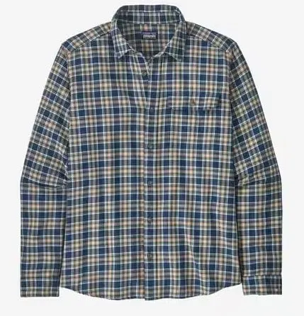 PATAGONIA LONG SLEEVE LIGHTWEIGHT FJORD FLANNEL SHIRT MENS BUTTON DOWN