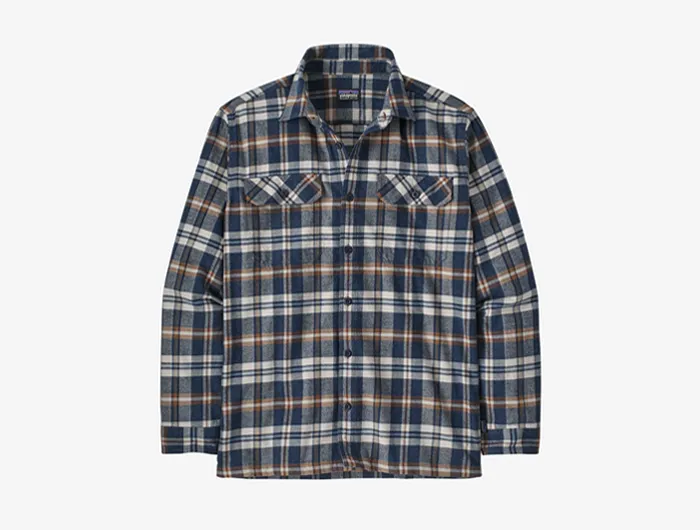 Patagonia Men's Long-Sleeved Organic Cotton Midweight Fjord Flannel Shirt