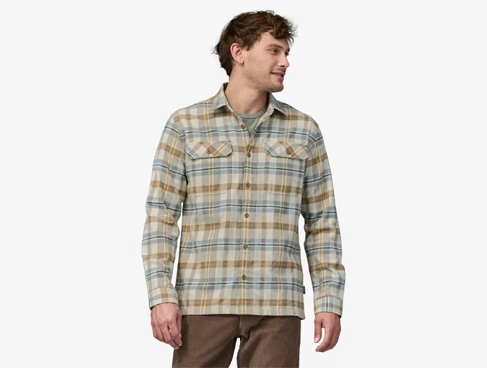 Patagonia Men's Long-Sleeved Organic Cotton Midweight Fjord Flannel Shirt