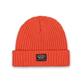 Paul & Shark - Burnt Orange Logo Beanie