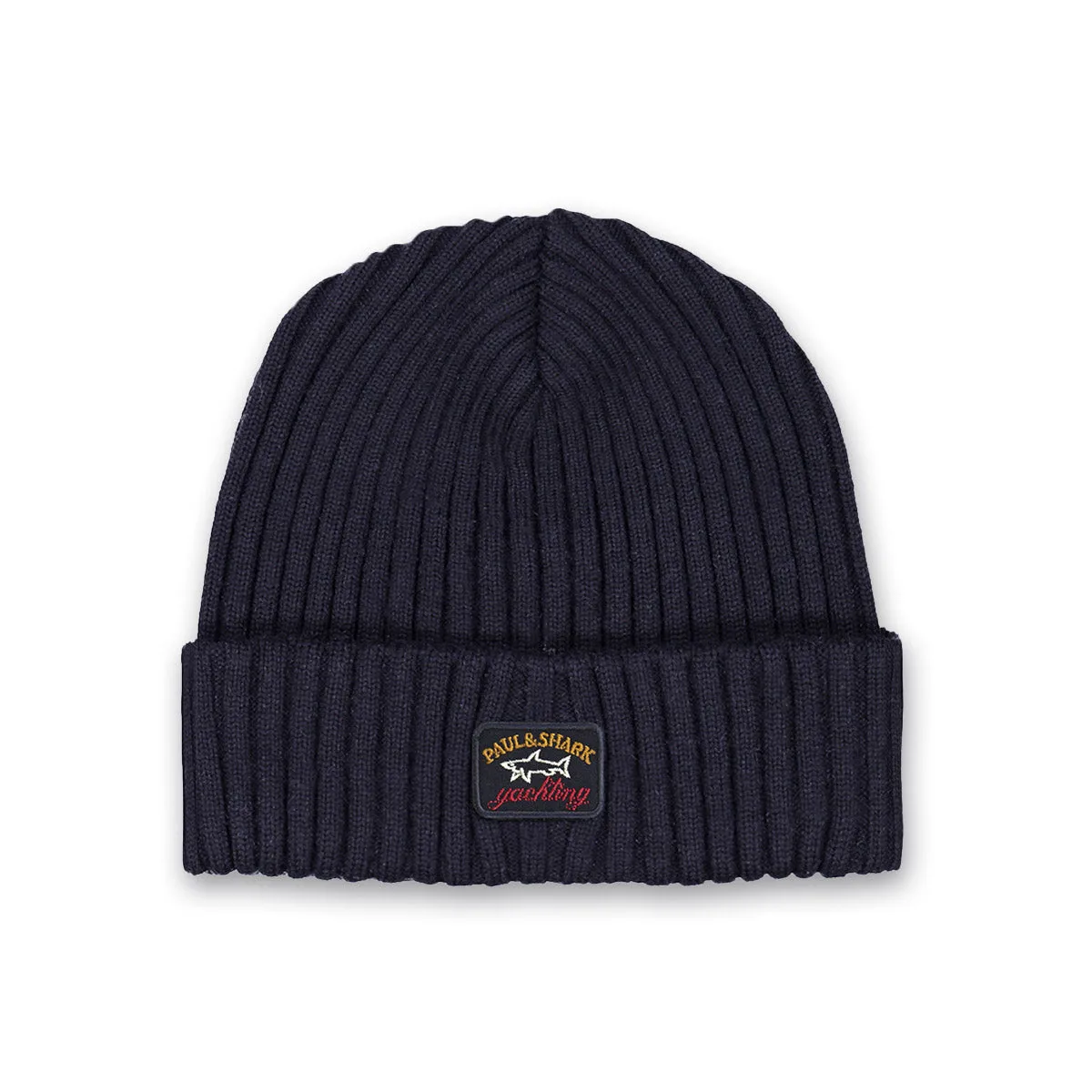 Paul and Shark Navy Logo Beanie