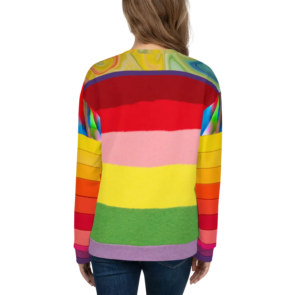 Peace, Love, and Rainbows Sweatshirt for Sale