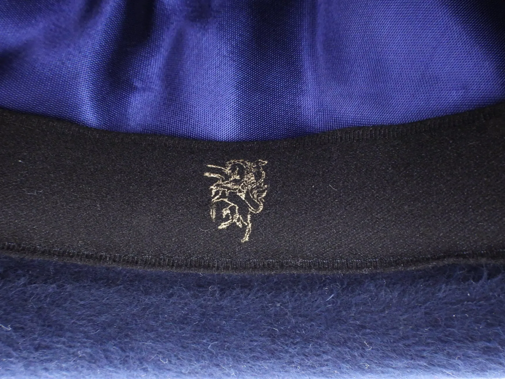 Philip Treacy Navy Blue Bucket Hat is a popular and stylish wool felt hat (DW442)