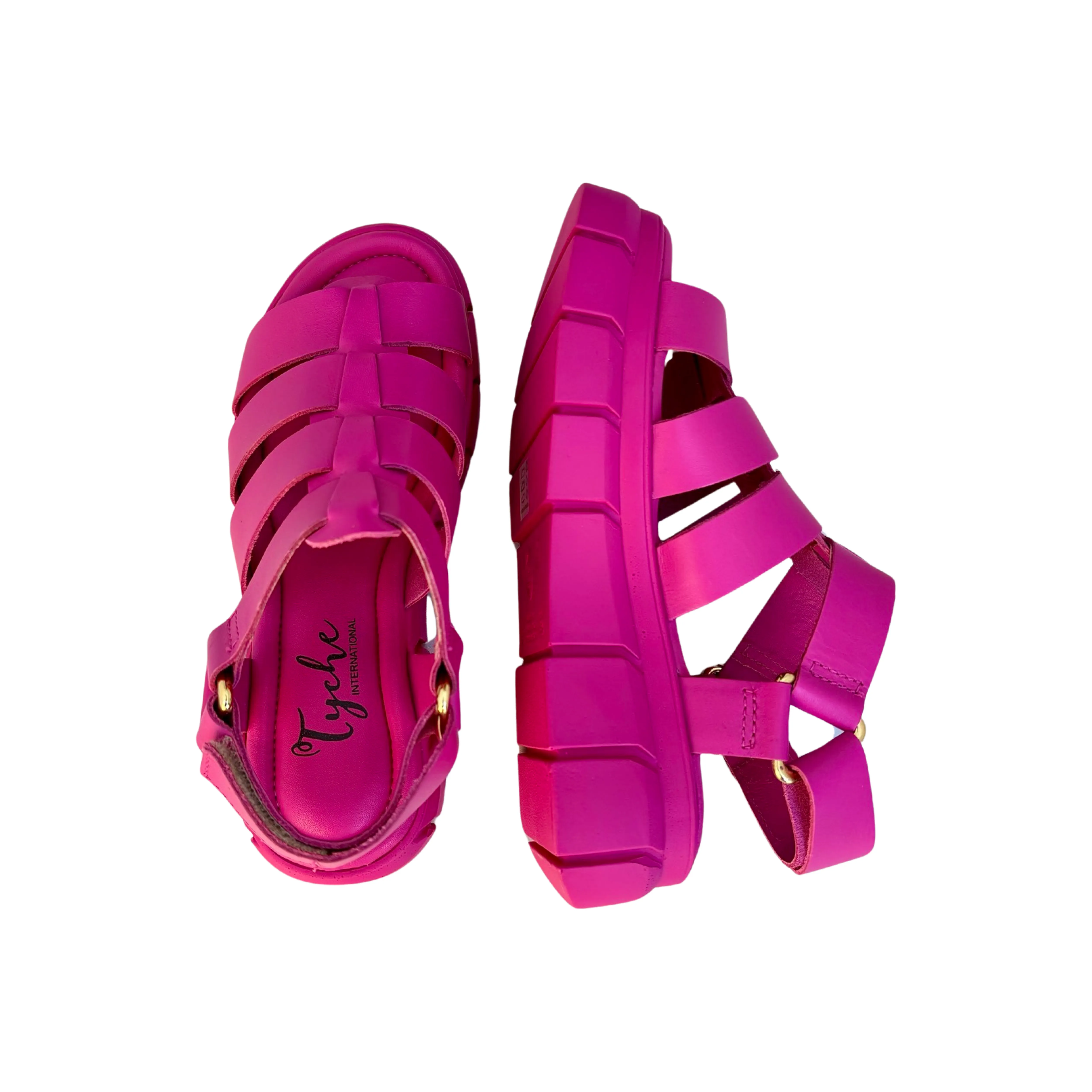 pink beach sandal