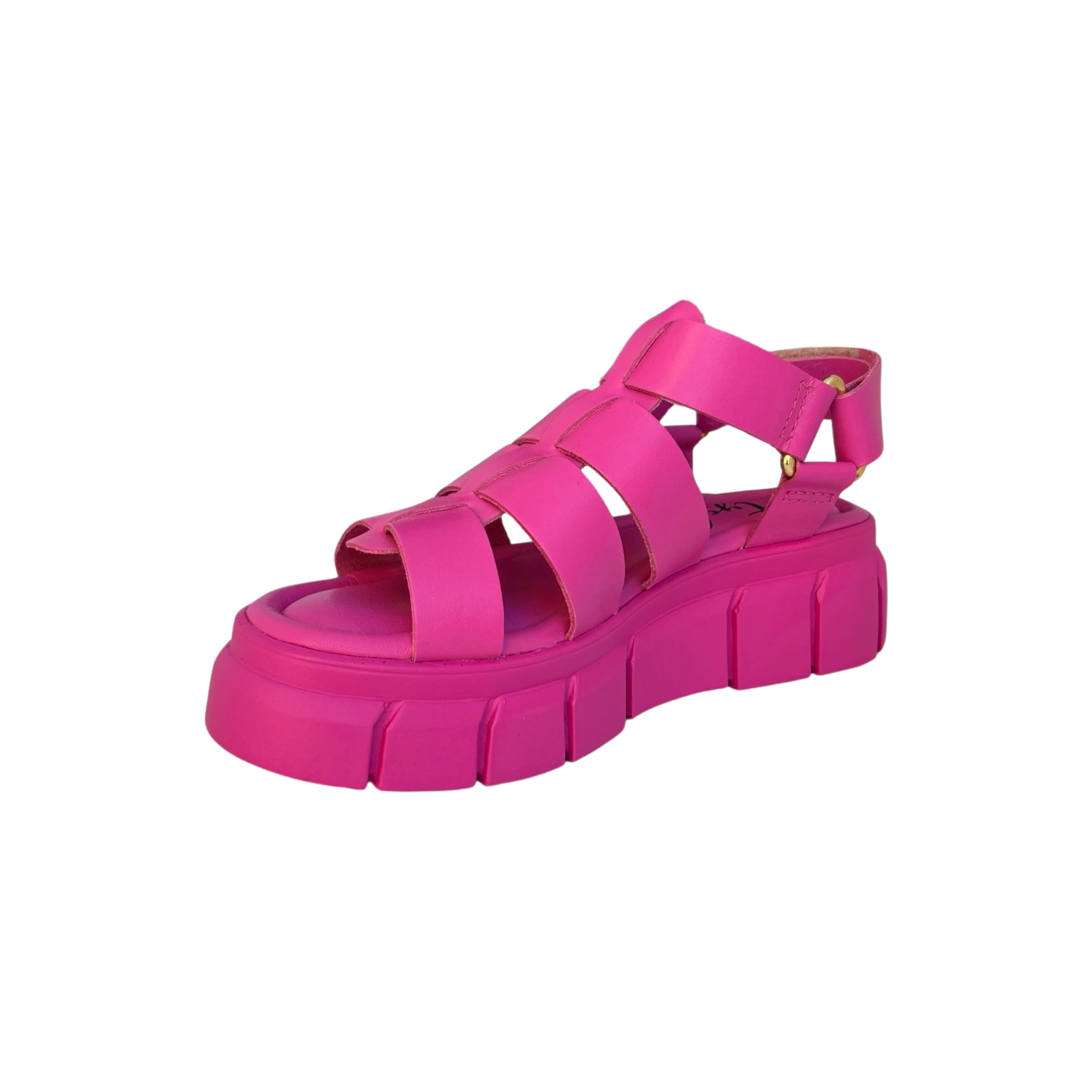 pink beach sandal