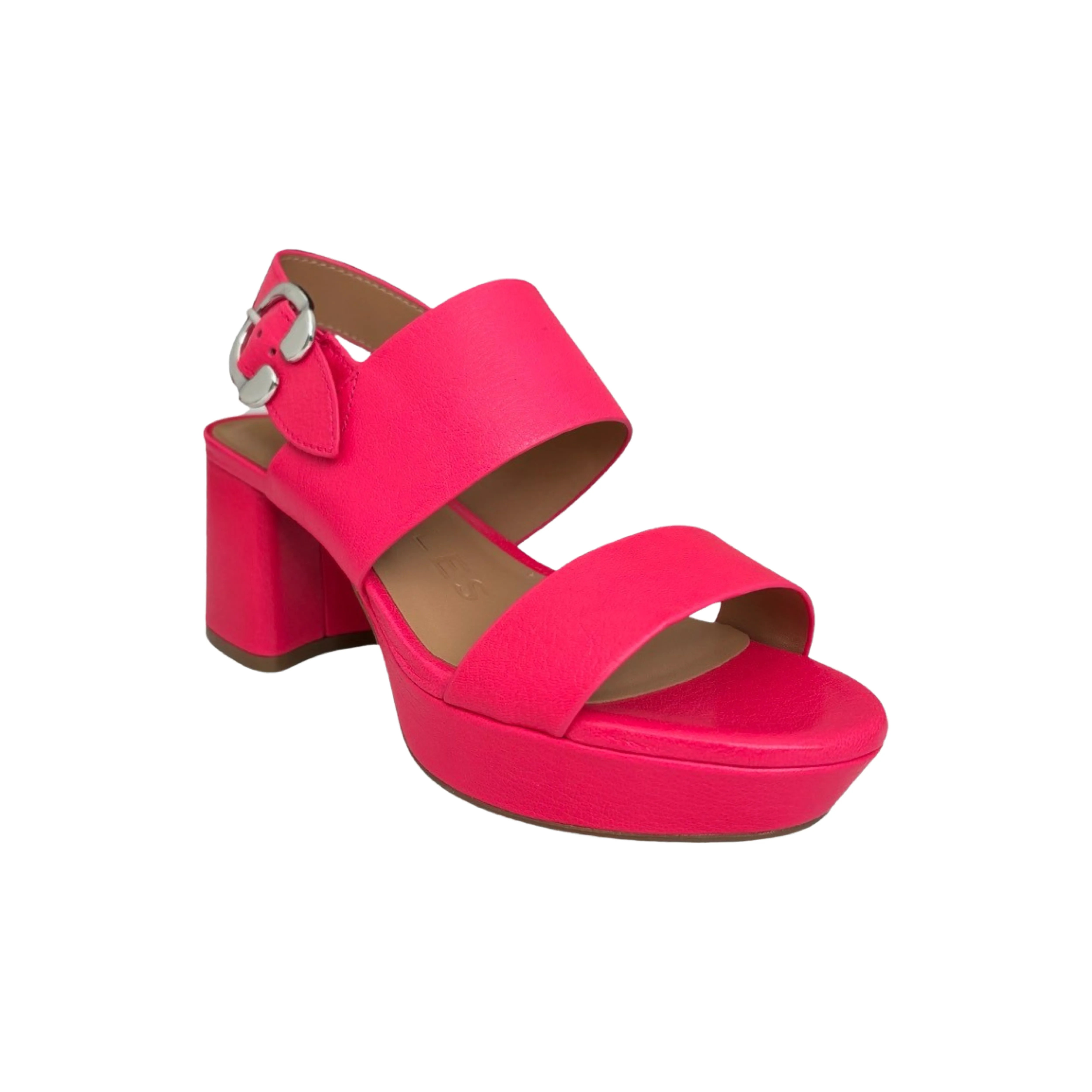 Pink Leather Camera Sandal