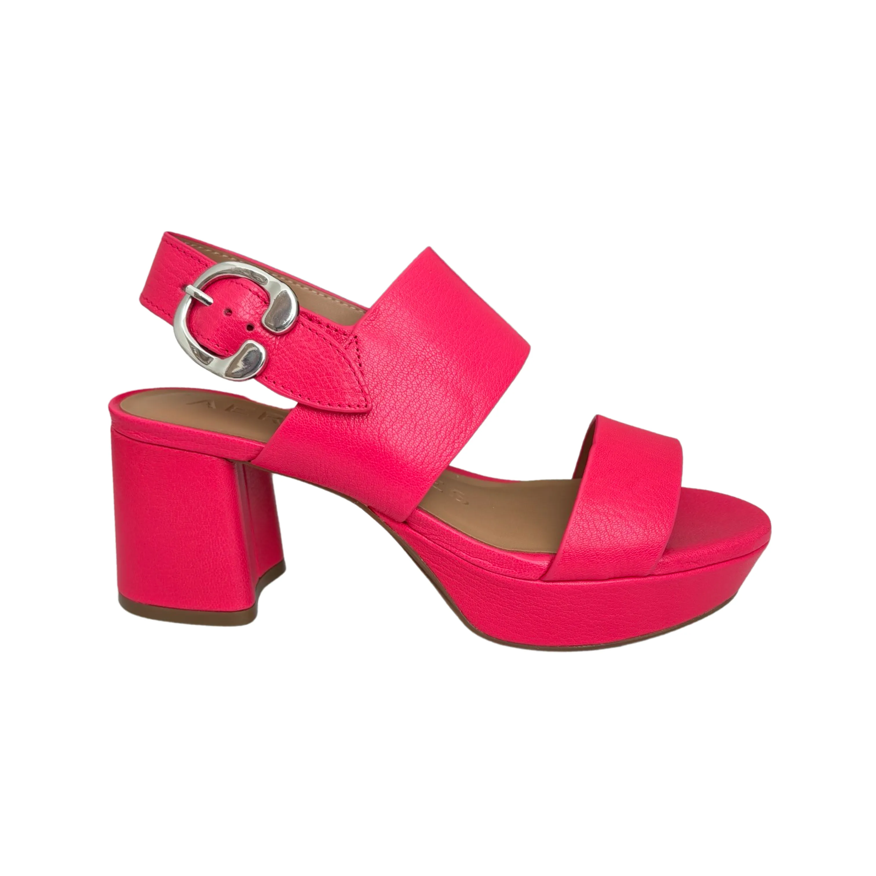 Pink Leather Camera Sandal