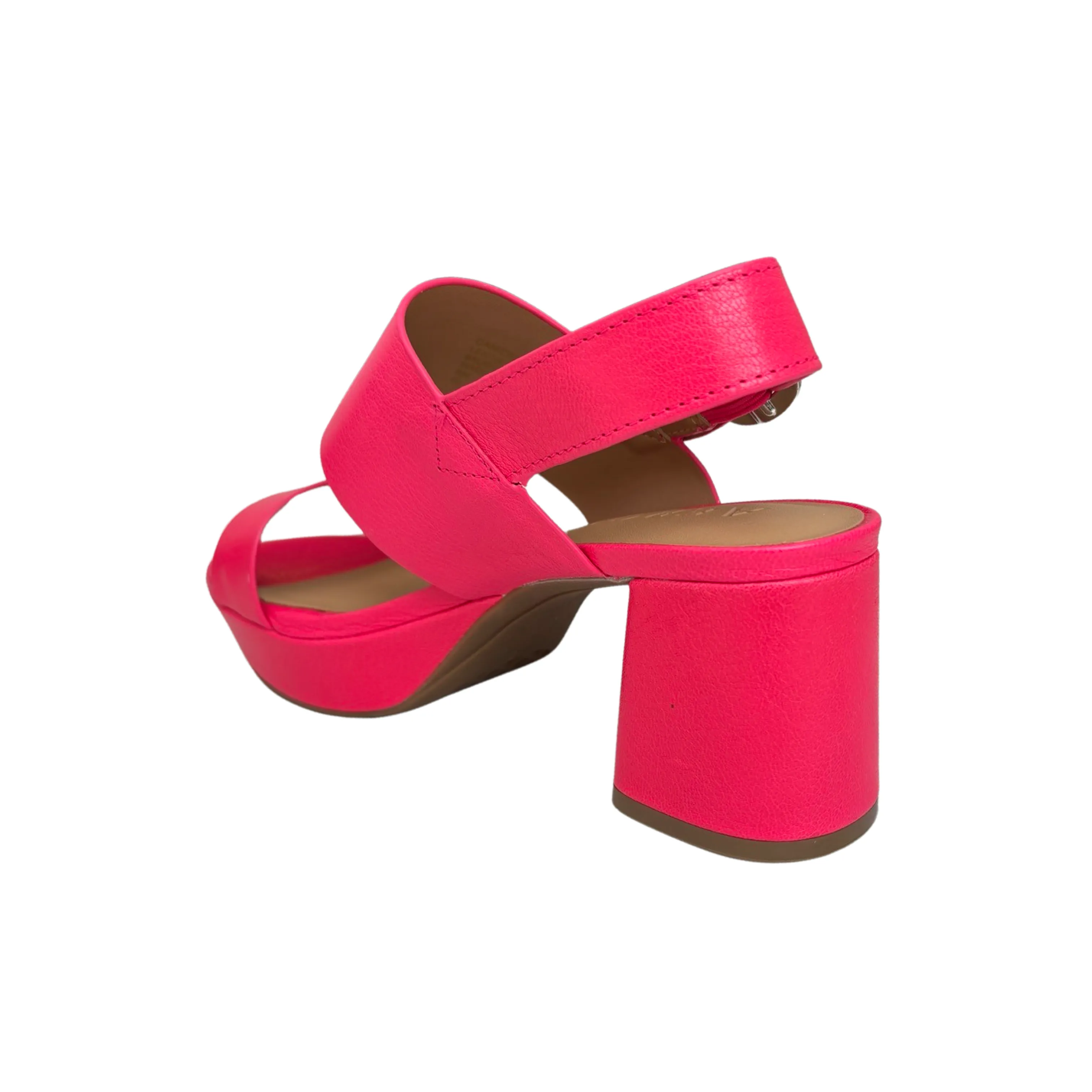 Pink Leather Camera Sandal