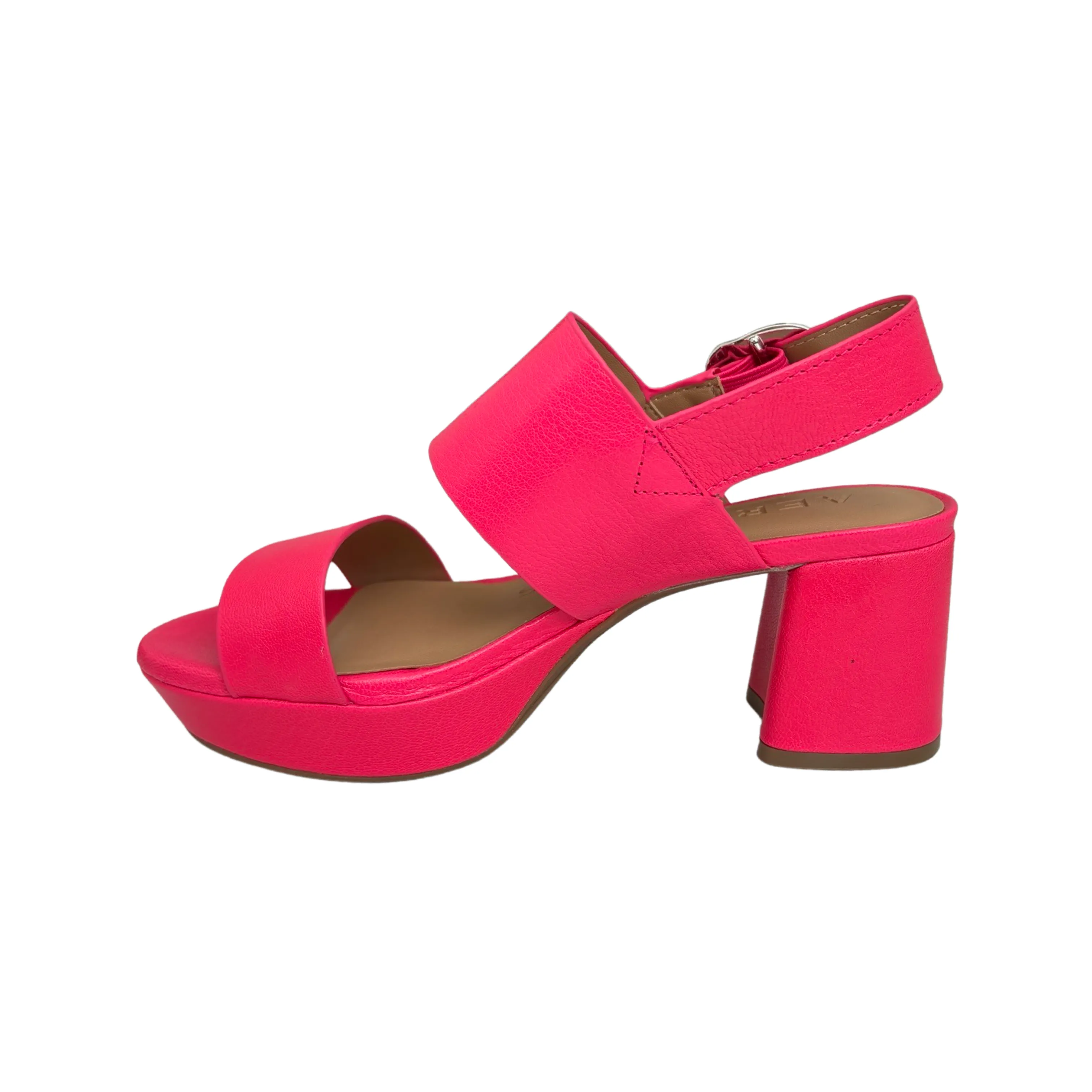 Pink Leather Camera Sandal