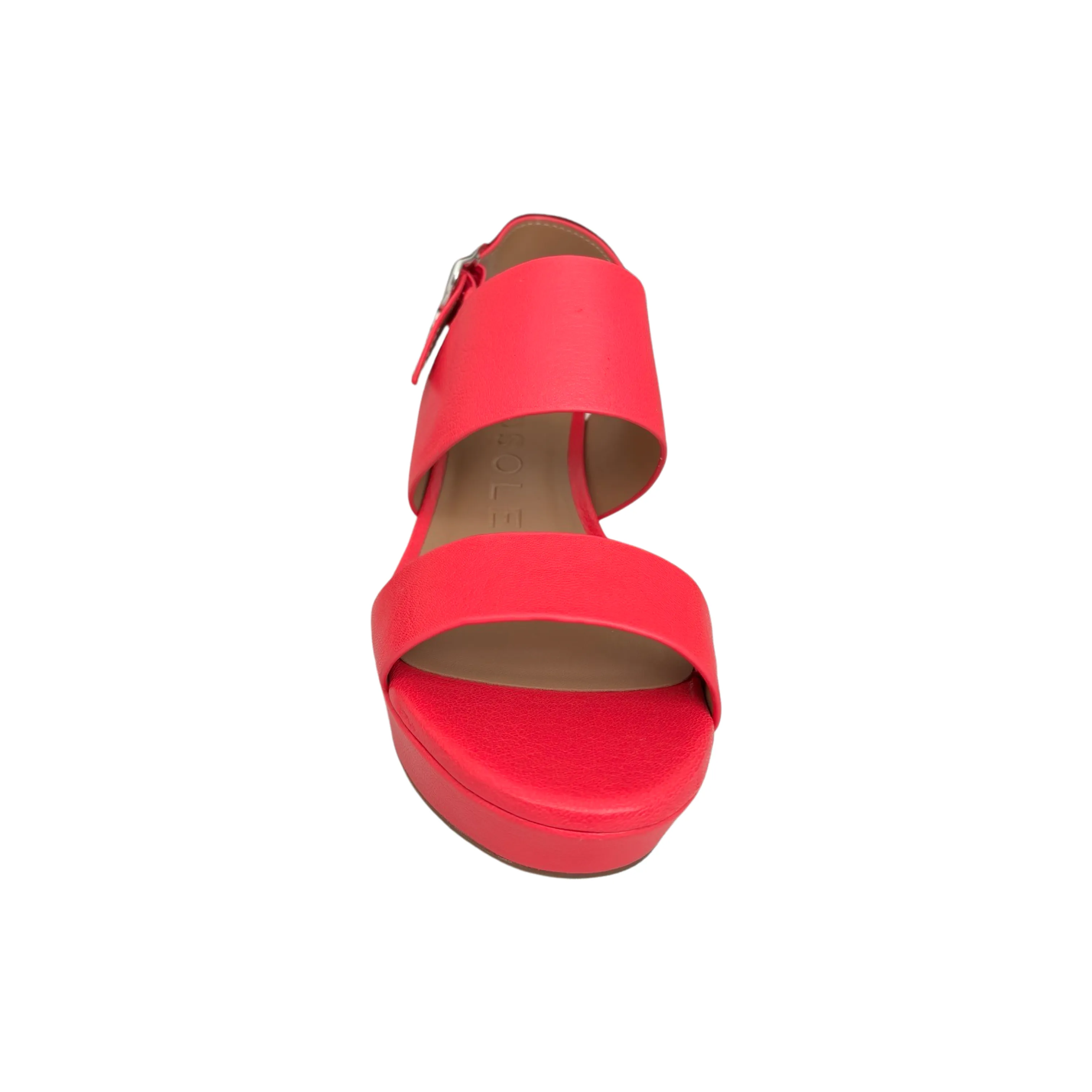 Pink Leather Camera Sandal