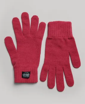 Pink Peacock Classic Knitted Gloves