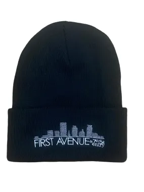 Prince First Avenue Skyline T UP Beanie Hat Embroidery Brand New