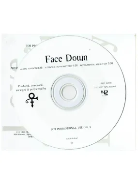 Prince - O(+> Face Down CD Single - 3 Track EU Release 1997