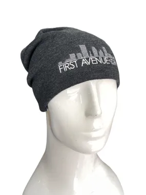 Prince slouch beanie hat - First Avenue skyline embroidery, brand new.