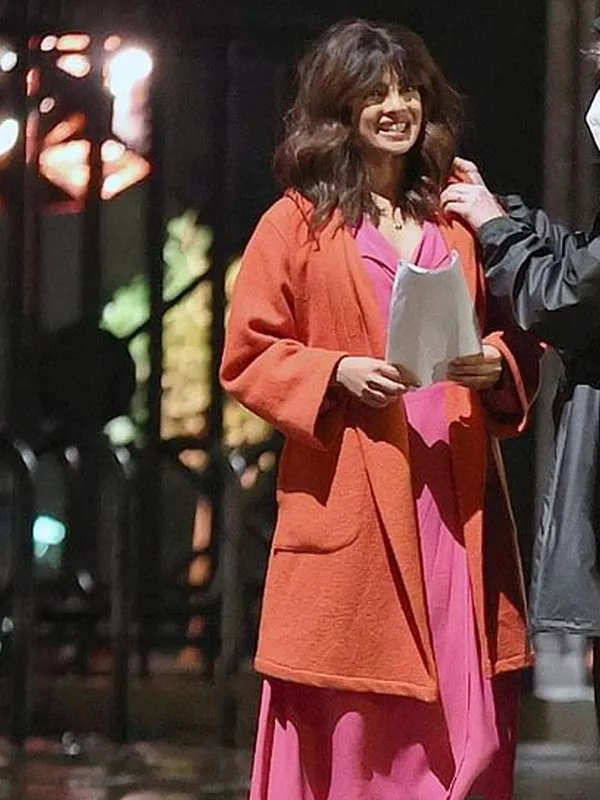 Priyanka Chopra Jonas Love Again Wool Coat