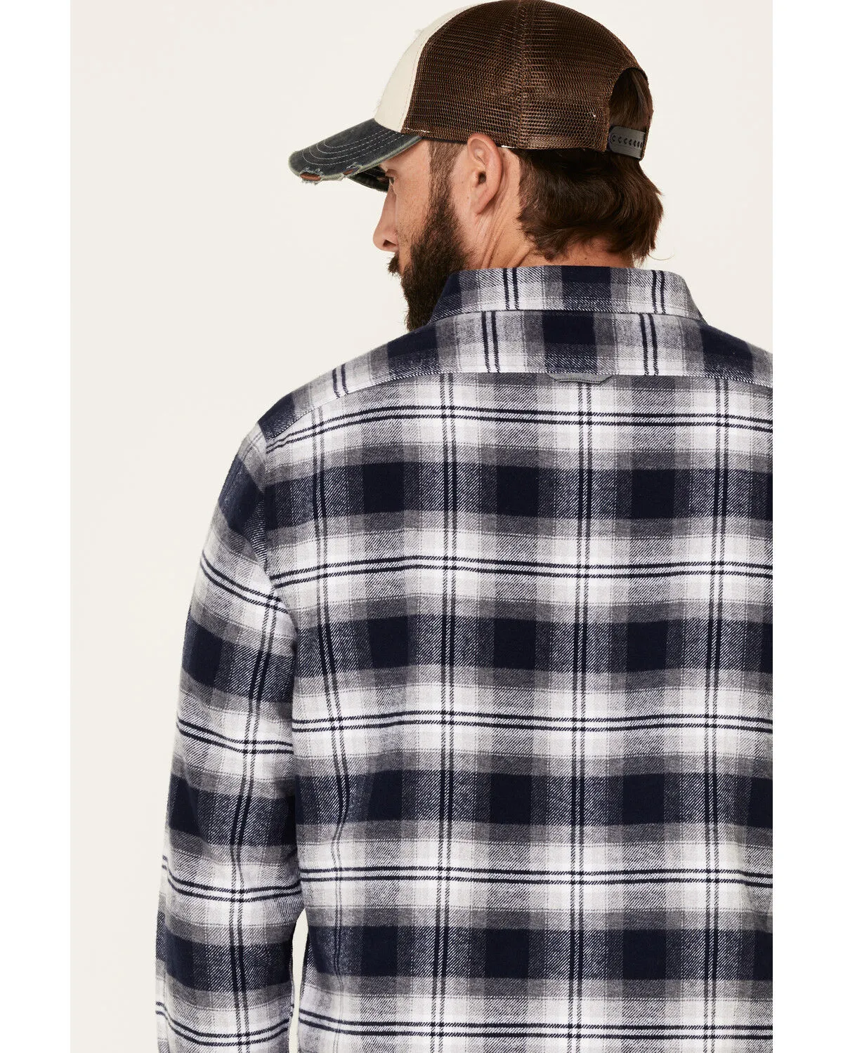 Product Name:  Flag & Anthem Men's Hanston Large Plaid Long Sleeve Western Flannel Shirt