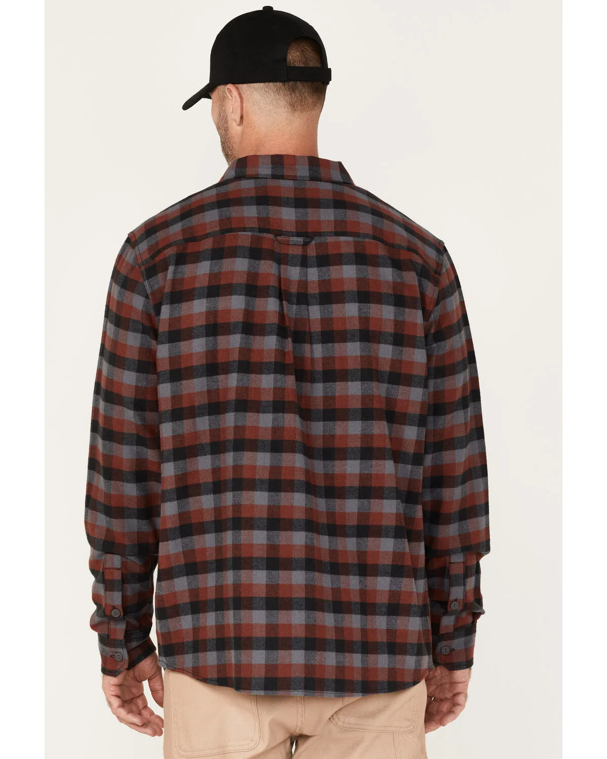 Product Name:  Hawx Men's Checker Long Sleeve Button-Down Flannel Shirt