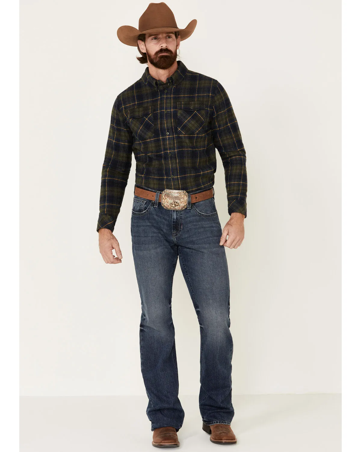 Product Name:  United By Blue Men's Responsible Plaid Long Sleeve Western Flannel Shirt