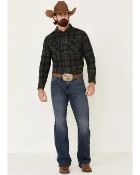 Product Name:  United By Blue Men's Responsible Plaid Long Sleeve Western Flannel Shirt